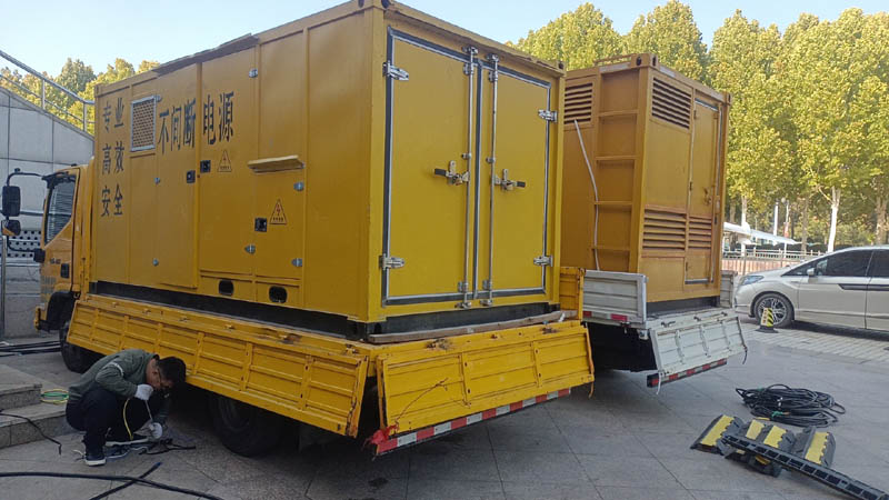 建阳柴油发电机组和UPS电源配合使用时的注意事项